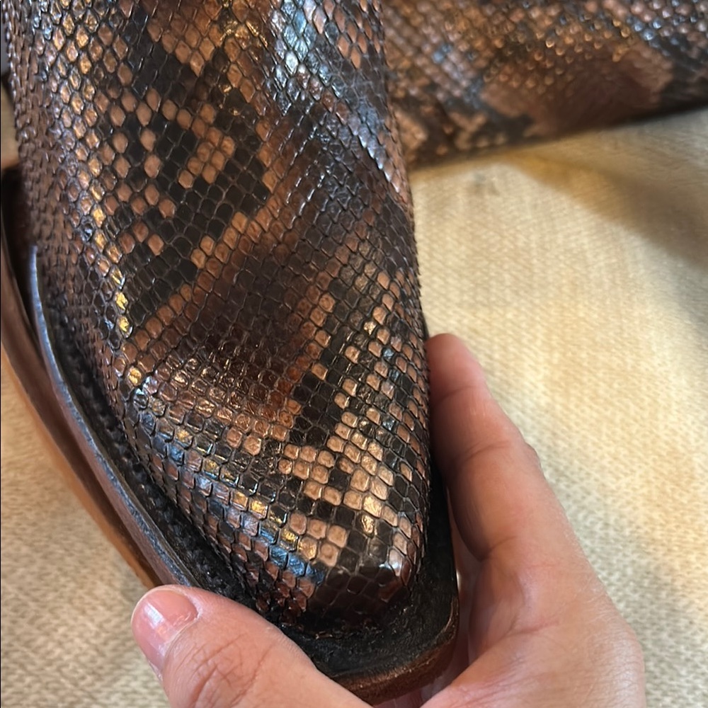 Corral Python Leather Boots - Picture 5 of 8
